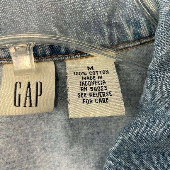 Y2k GAP Women Jean Vest - Picture 4 of 9